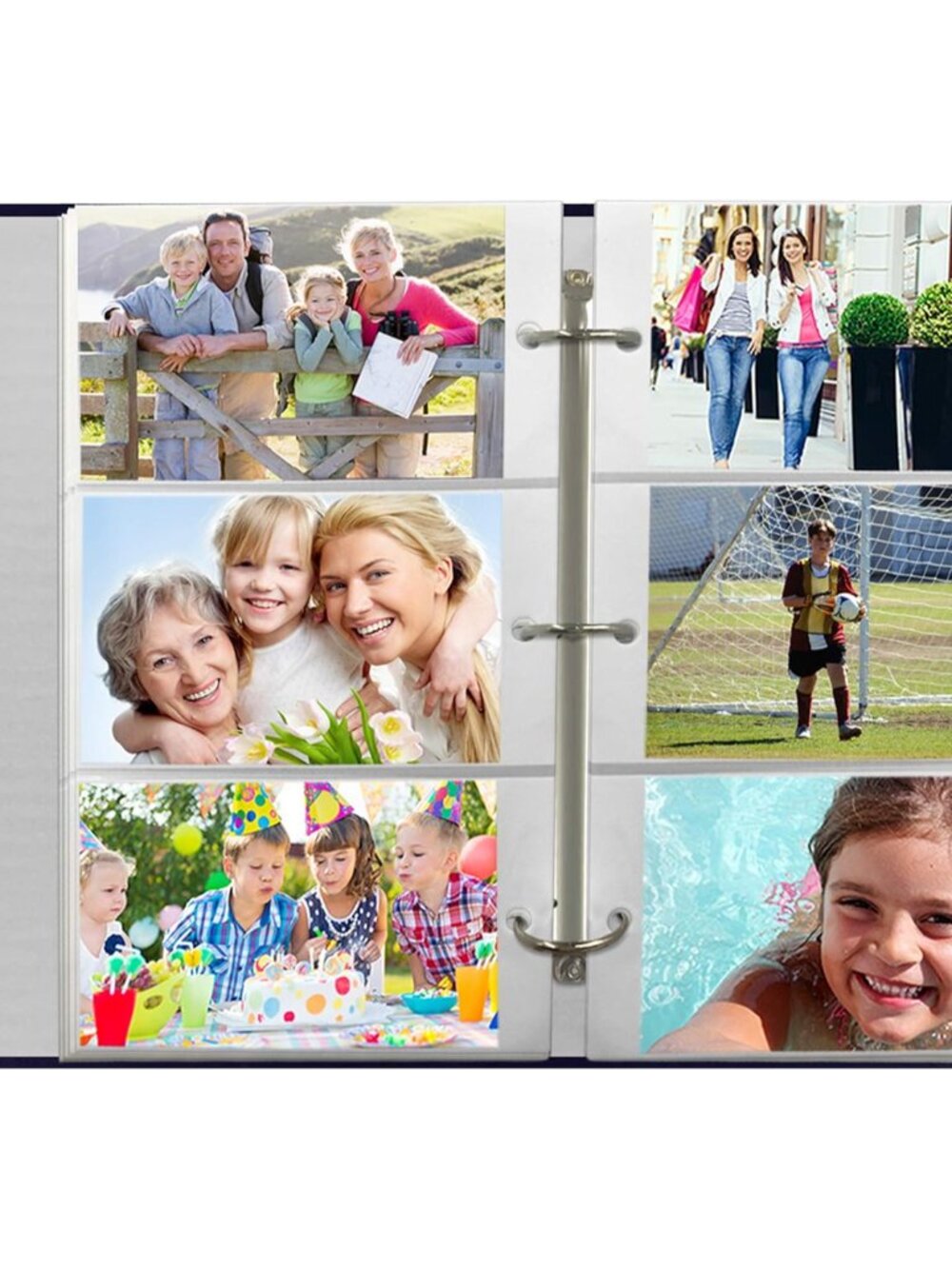 STC-504 Navy Blue Photo Album, 504 Pockets 4"x6", 1 Count Pack of 1 - Picture 4 of 4